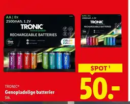Lidl Tronic® genopladelige batterier tilbud