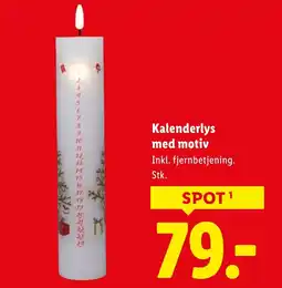 Lidl Kalenderlys med motiv tilbud