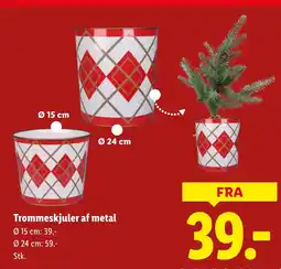 Lidl Trommeskjuler af metal tilbud
