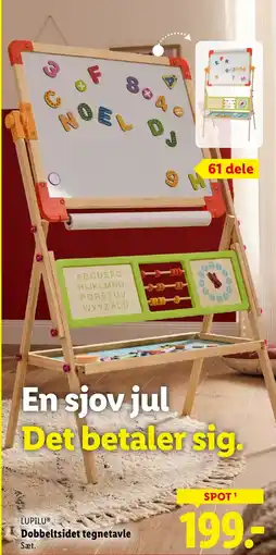 Lidl Lupilu dobbeltsidet tegnetavle tilbud