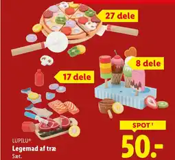 Lidl Lupilu legemad af træ tilbud