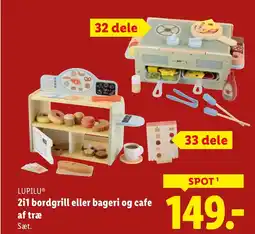 Lidl Lupilu 2i1 bordgrill eller bageri og cafe tilbud