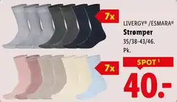 Lidl Livergy/esmaraⓡ strømper tilbud