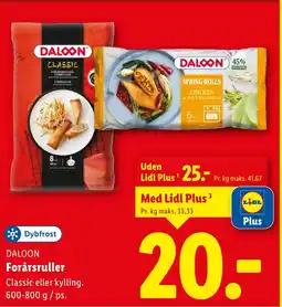 Lidl Daloon forårsruller tilbud