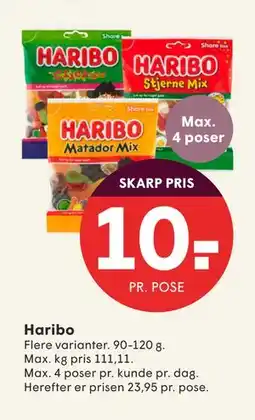 SPAR Haribo, DKK 10 tilbud