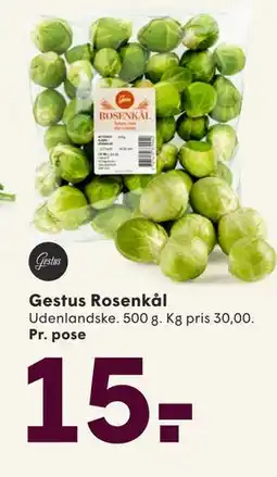 SPAR Gestus Rosenkål, DKK 15 tilbud