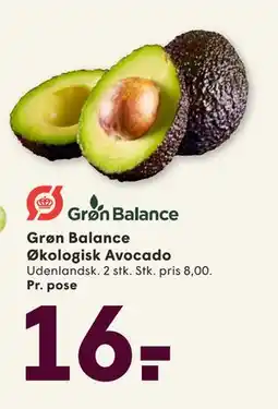 SPAR Grøn Balance Økologisk Avocado, DKK 16 tilbud