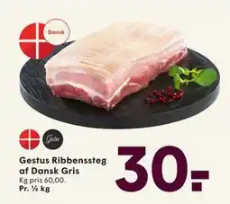 SPAR Gestus Ribbenssteg af Dansk Gris, DKK 30 tilbud