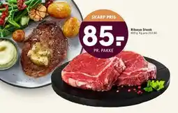 SPAR Ribeye Steak, DKK 85 tilbud