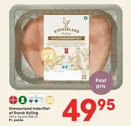 SPAR Himmerland Inderfilet af Dansk Kylling, DKK 49.95 tilbud