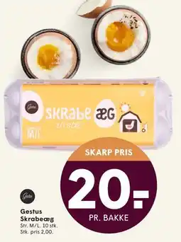 SPAR Gestus Skrabeæg, DKK 20 tilbud