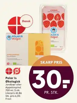SPAR Polar Is Økologisk, DKK 30 tilbud