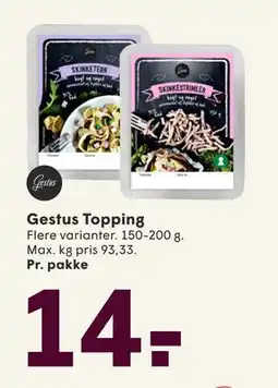 SPAR Gestus Topping, DKK 14 tilbud