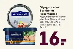 SPAR Glyngøre eller Bornholms Fiskemarked, DKK 16 tilbud