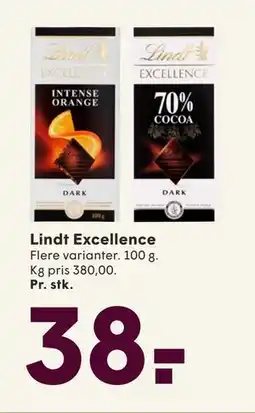 SPAR Lindt Excellence, DKK 38 tilbud