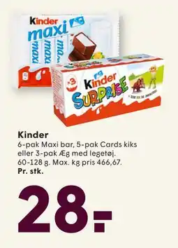 SPAR Kinder, DKK 28 tilbud