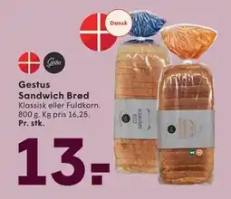 SPAR Gestus Sandwich Brød, DKK 13 tilbud