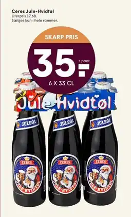SPAR Ceres Jule-Hvidtøl, DKK 35 tilbud