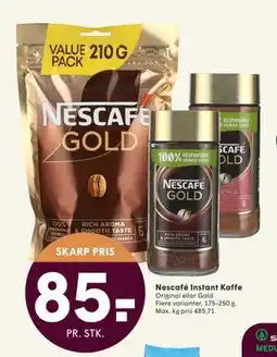 SPAR Nescafé Instant Kaffe, DKK 85 tilbud
