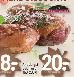 REMA 1000 Andebryst Dybfrost 160-200 g, DKK 20 tilbud