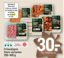 REMA 1000 Frilandsgris Flere varianter 250-400 g, DKK 30 tilbud