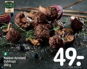 REMA 1000 Hakket dyrekød Dybfrost 350 g, DKK 49 tilbud