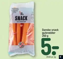 REMA 1000 Danske snack gulerødder 250 g, DKK 5 tilbud