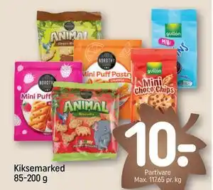 REMA 1000 Kiksemarked 85-200 g, DKK 10 tilbud