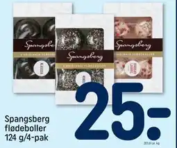 REMA 1000 Spangsberg flødeboller 124 g/4-pak, DKK 25 tilbud