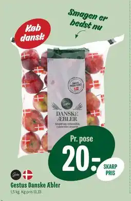 Min Købmand Gestus Danske Æbler, DKK 20 tilbud