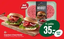 Min Købmand Burgerboost af Dansk Oksekød, DKK 35 tilbud