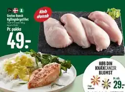 Min Købmand Gestus Dansk Kyllingebrystfilet, DKK 49 tilbud