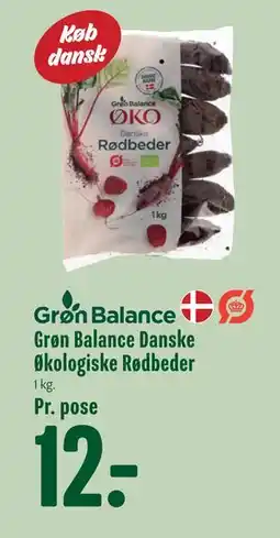 Min Købmand Grøn Balance Danske Økologiske Rødbeder, DKK 12 tilbud