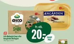 Min Købmand Arla Økologisk Smør eller Kærgården Økologisk, DKK 20 tilbud