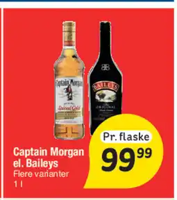 Fakta Tyskland Captain Morgan el. Baileys Flere varianter tilbud