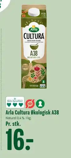 Min Købmand Arla Cultura Økologisk A38, DKK 16 tilbud