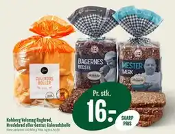 Min Købmand Kohberg Velsmag Rugbrød, Hvedebrød eller Gestus Gulerodsbolle, DKK 16 tilbud
