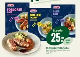 Min Købmand Steff Houlberg Middagsretter, DKK 25 tilbud