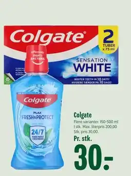 Min Købmand Colgate, DKK 30 tilbud