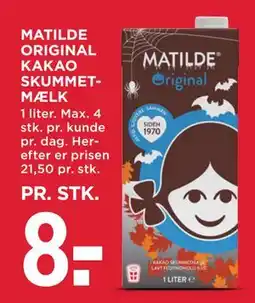 MENY MATILDE ORIGINAL KAKAO SKUMMETMÆLK, DKK 8 tilbud