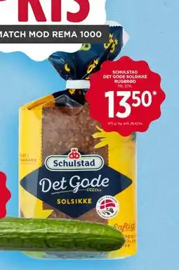 MENY SCHULSTAD DET GODE SOLSIKKE RUGBRØD, DKK 13.5 tilbud