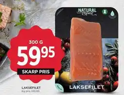 MENY LAKSEFILET, DKK 59.95 tilbud