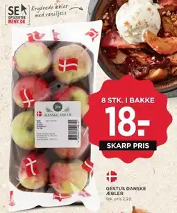 MENY GESTUS DANSKE ÆBLER, DKK 18 tilbud