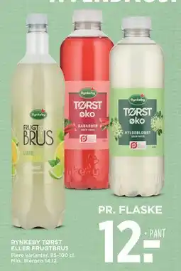 MENY RYNKEBY TØRST ELLER FRUGTBRUS, DKK 12 tilbud