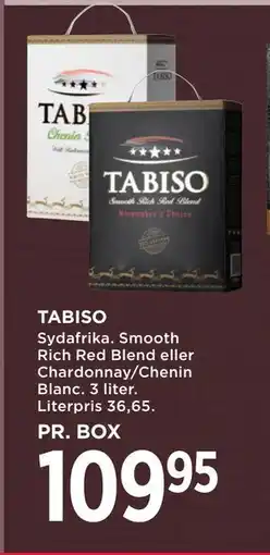 MENY TABISO, DKK 109.95 tilbud