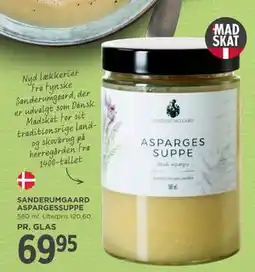 MENY SANDERUMGAARD ASPARGESSUPPE, DKK 69.95 tilbud