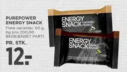 MENY PUREPOWER ENERGY SNACK, DKK 12 tilbud