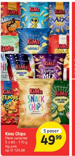 Fakta Tyskland Kims Chips tilbud
