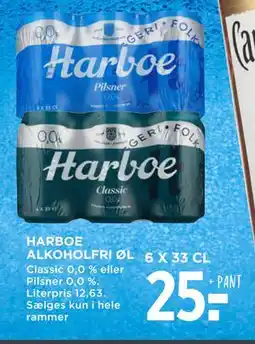 MENY HARBOE ALKOHOLFRI ØL, DKK 25 tilbud