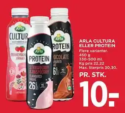 MENY ARLA CULTURA ELLER PROTEIN, DKK 10 tilbud